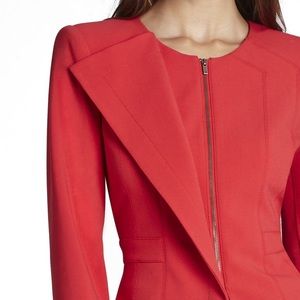 BCBG Poppy/red blazer structured Edward XS blazer